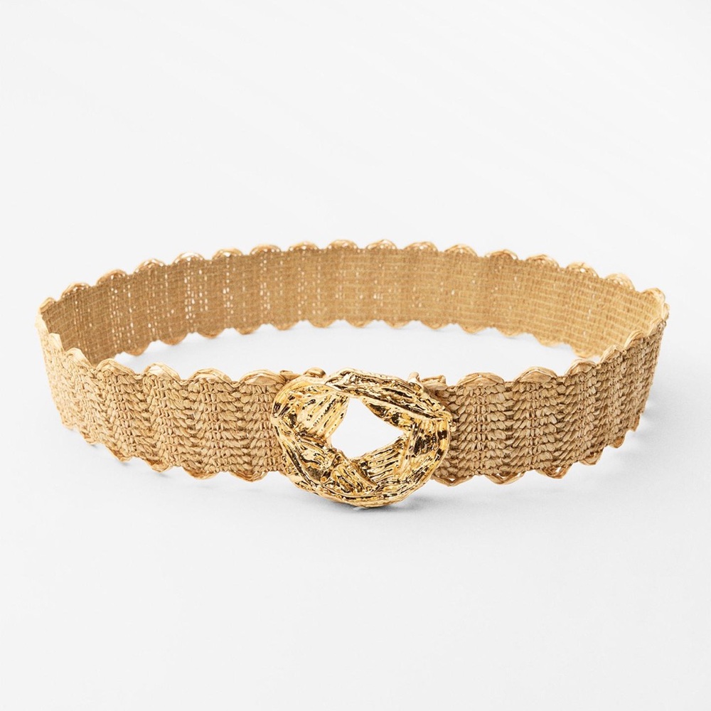 ZARA SCALLOPED STRETCH BELT